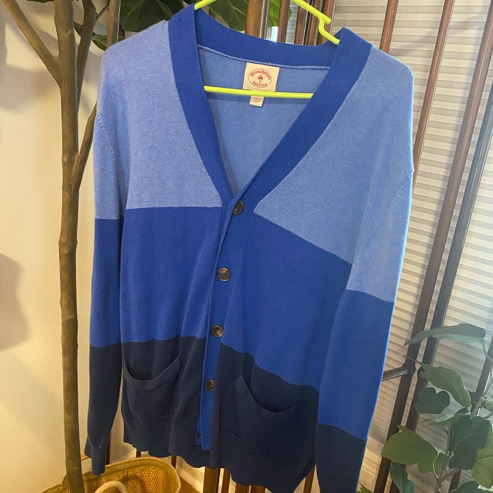 Brooks Brother Color Block Cardigan
